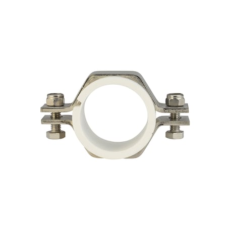 Wayland 6in TUBE HEX HANGER W/ PVC SLEEVE -304 PVCT-6